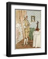 Man Dressing Circa 1800-R Caldecott-Framed Art Print