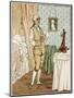 Man Dressing Circa 1800-R Caldecott-Mounted Art Print