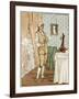 Man Dressing Circa 1800-R Caldecott-Framed Art Print