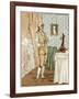 Man Dressing Circa 1800-R Caldecott-Framed Art Print