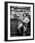 Man Dressing Up as a Cowboy in a Bar-null-Framed Giclee Print