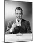 Man Drinking Tea-Philip Gendreau-Mounted Photographic Print