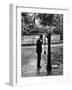 Man Drinking Water at Well Pump-Alfred Eisenstaedt-Framed Photographic Print