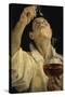 Man Drinking-Annibale Carracci-Stretched Canvas