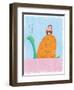 Man driving as slow as a snail-Harry Briggs-Framed Giclee Print