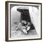 Man-Eating Alligators, India, 1904-Underwood & Underwood-Framed Giclee Print