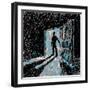 Man Enters into Dark Room-JoeBakal-Framed Art Print