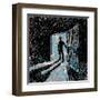 Man Enters into Dark Room-JoeBakal-Framed Art Print
