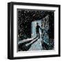 Man Enters into Dark Room-JoeBakal-Framed Art Print