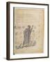 Man Escaping from Bees, Illustration from Theriaca of Nicander of Colophon-Byzantine-Framed Giclee Print