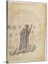 Man Escaping from Bees, Illustration from Theriaca of Nicander of Colophon-Byzantine-Mounted Giclee Print