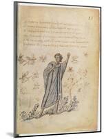 Man Escaping from Bees, Illustration from Theriaca of Nicander of Colophon-Byzantine-Mounted Giclee Print