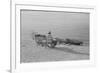 Man Fishing Along Ohio River, Louisville, Kentucky, 1940 (b/w photo)-Marion Post Wolcott-Framed Photographic Print