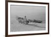 Man Fishing Along Ohio River, Louisville, Kentucky, 1940 (b/w photo)-Marion Post Wolcott-Framed Photographic Print