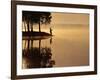 Man Fishing at Lake-Peter Beck-Framed Photographic Print