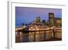 Man Fishing from Pier at Dawn in San Francisco, California, Usa-Chuck Haney-Framed Photographic Print