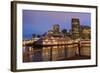 Man Fishing from Pier at Dawn in San Francisco, California, Usa-Chuck Haney-Framed Photographic Print