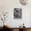 Man Fixing Basket on Bicycle as Children Watch Attentively-Nina Leen-Photographic Print displayed on a wall