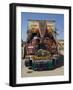 Man Fixing Decoration onto Truck for Diwali Celebrations, Pali District, Rajasthan, India, Asia-Annie Owen-Framed Photographic Print