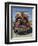 Man Fixing Decoration onto Truck for Diwali Celebrations, Pali District, Rajasthan, India, Asia-Annie Owen-Framed Photographic Print