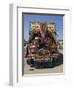 Man Fixing Decoration onto Truck for Diwali Celebrations, Pali District, Rajasthan, India, Asia-Annie Owen-Framed Photographic Print