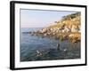 Man Floating in Dead Sea, Jordan, Middle East-Alison Wright-Framed Photographic Print