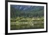 Man Fly-Fishes Out Of His Kayak On Fish Lake Outside Of Conconully, Washington-Hannah Dewey-Framed Photographic Print