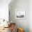 Man Flying Off a Trampoline at Santa Monica Beach-Loomis Dean-Framed Photographic Print displayed on a wall