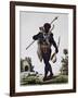 Man from Namaquas Tribe, Africa, Engraving from Encyclopedia of Voyages, 1795-Jacques Grasset de Saint-Sauveur-Framed Giclee Print