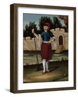 Man from the Albanian Coast-Jean Baptiste Vanmour-Framed Art Print