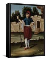 Man from the Albanian Coast-Jean Baptiste Vanmour-Framed Stretched Canvas