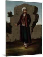 Man from the Island of Mykonos-Jean Baptiste Vanmour-Mounted Art Print