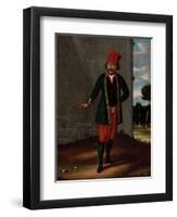 Man from the Island of Tinos-Jean Baptiste Vanmour-Framed Art Print