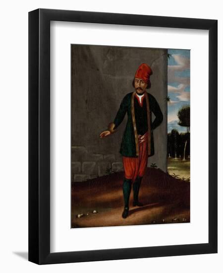 Man from the Island of Tinos-Jean Baptiste Vanmour-Framed Art Print