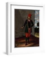 Man from the Island of Tinos-Jean Baptiste Vanmour-Framed Art Print