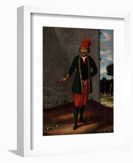 Man from the Island of Tinos-Jean Baptiste Vanmour-Framed Art Print