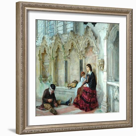 Man Goeth Forth To His Labours, 1859-Philip Hermogenes Calderon-Framed Giclee Print