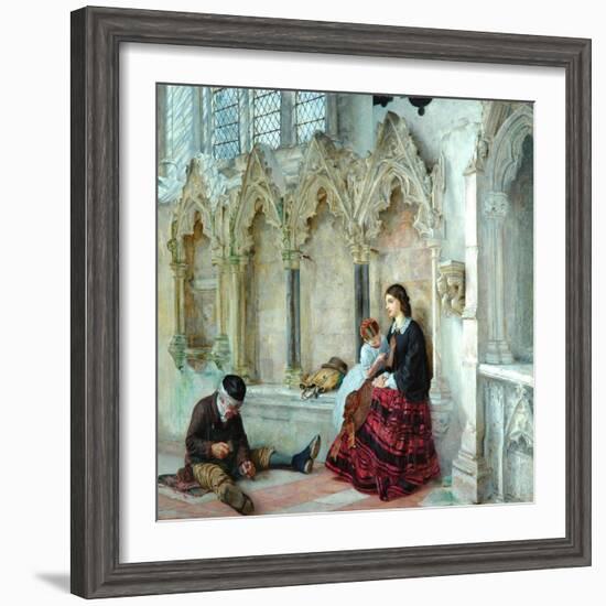 Man Goeth Forth To His Labours, 1859-Philip Hermogenes Calderon-Framed Giclee Print