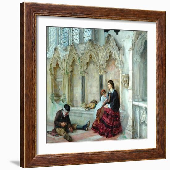 Man Goeth Forth To His Labours, 1859-Philip Hermogenes Calderon-Framed Giclee Print