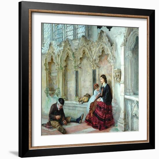 Man Goeth Forth To His Labours, 1859-Philip Hermogenes Calderon-Framed Giclee Print