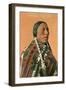 Man-Going-Uphill, Arapaho Indian-null-Framed Art Print