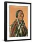 Man-Going-Uphill, Arapaho Indian-null-Framed Art Print