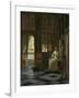 Man Handing a Letter to a Woman-Pieter de Hooch-Framed Art Print