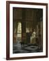 Man Handing a Letter to a Woman-Pieter de Hooch-Framed Art Print