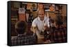 Man Handing Children Ice Cream Cones-William P. Gottlieb-Framed Stretched Canvas