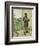 Man Having Just Painted His Fence-Jean Francois Raffaelli-Framed Giclee Print