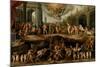Man Having to Choose Between the Virtues and Vices, 1635-Frans Francken the Younger-Mounted Giclee Print