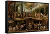 Man Having to Choose Between the Virtues and Vices, 1635-Frans Francken the Younger-Framed Stretched Canvas