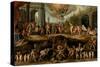 Man Having to Choose Between the Virtues and Vices, 1635-Frans Francken the Younger-Stretched Canvas