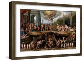 Man Having to Choose between the Virtues and Vices-Frans II Francken-Framed Giclee Print